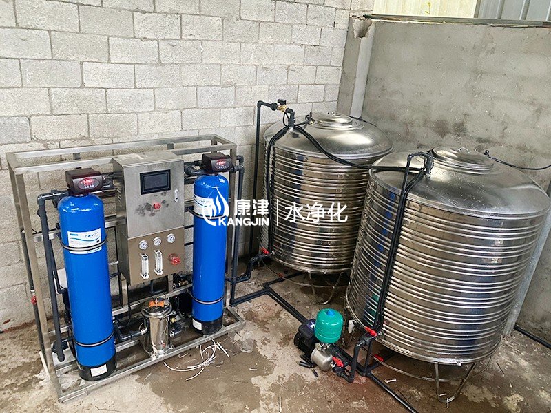 南宁市某石漆厂0.5吨反渗透纯净水设备